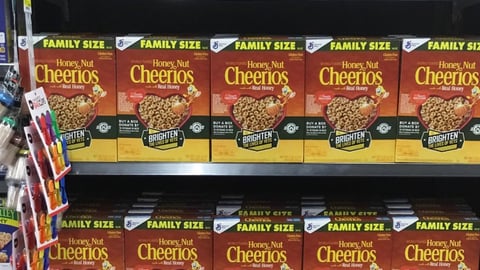Walmart Cheerios 'Brighten the Lives of Vets' Merchandising